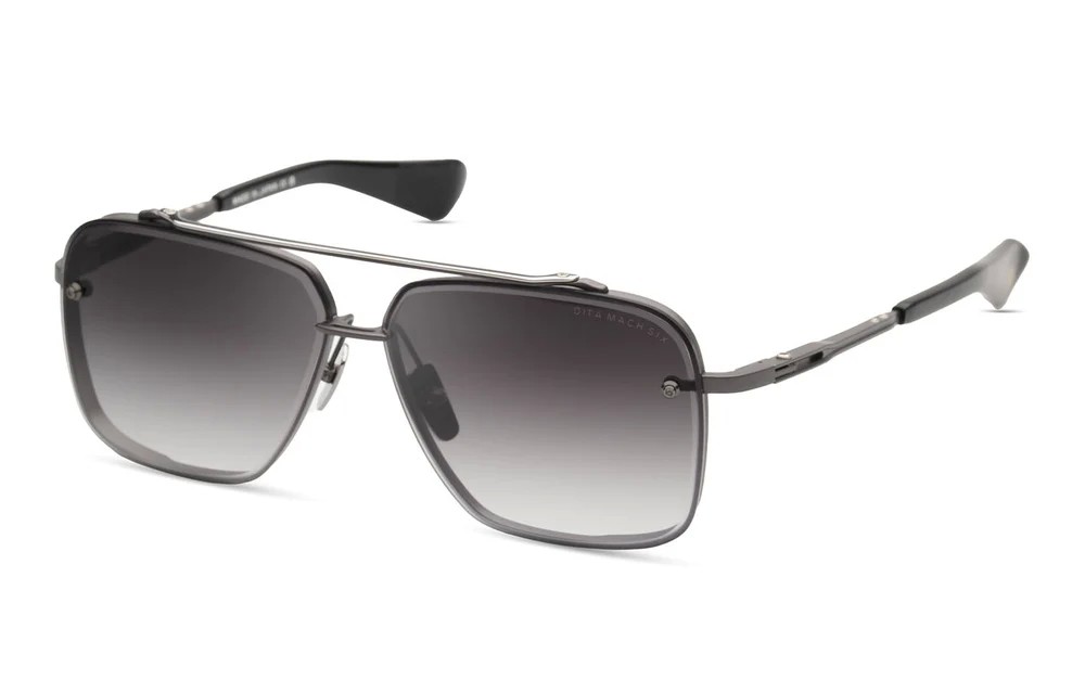 Dita MACH SIX//TITANIUM DTS121 - 06 - 62 Okulary przeciwsłoneczne Pilotki (aviator)