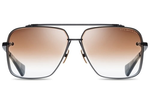 Dita MACH SIX//TITANIUM DTS121 - 03 - 62 Okulary przeciwsłoneczne Czarny Pilotki (aviator)