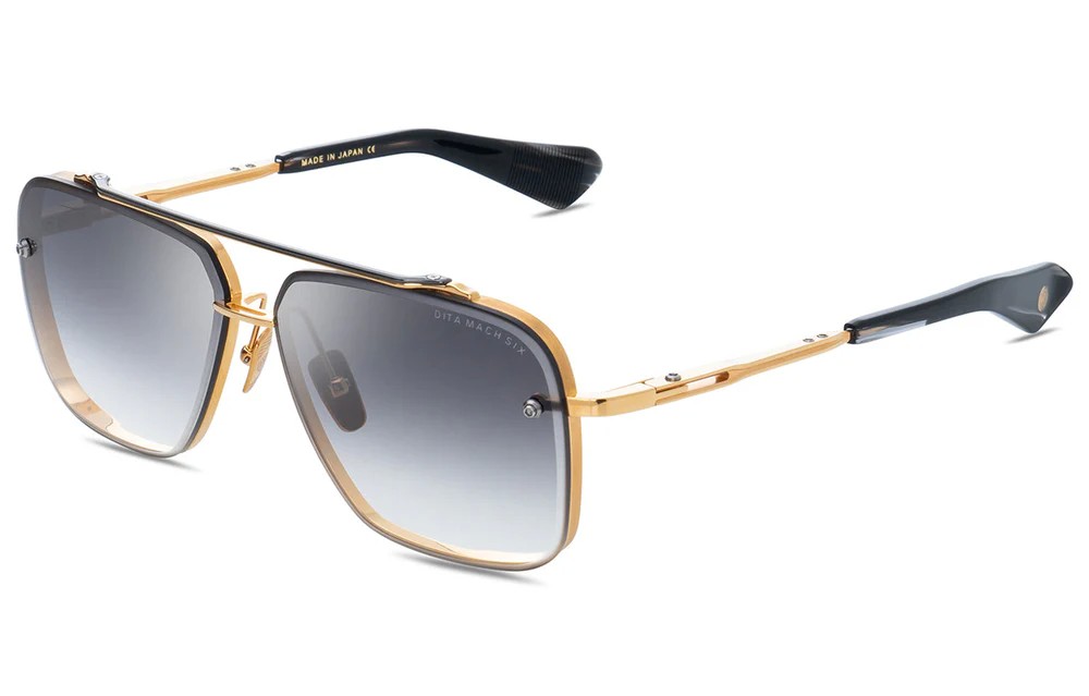Dita MACH SIX//TITANIUM DTS121 - 01 - 62 Okulary przeciwsłoneczne Pilotki (aviator)