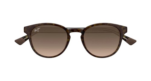 Maui Jim MJ0636S HIEHIE - 002 - 50 - Z SOCZEWKAMI POLARYZACYJNYMI Okulary przeciwsłoneczne Havana Pillow (zaokrąglony)