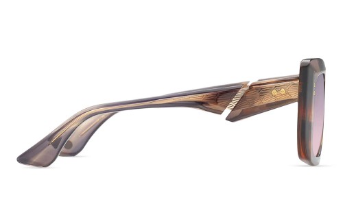 Dita MAHINE DTS437-A - 02 - 53 Okulary przeciwsłoneczne Havana Kanciaste