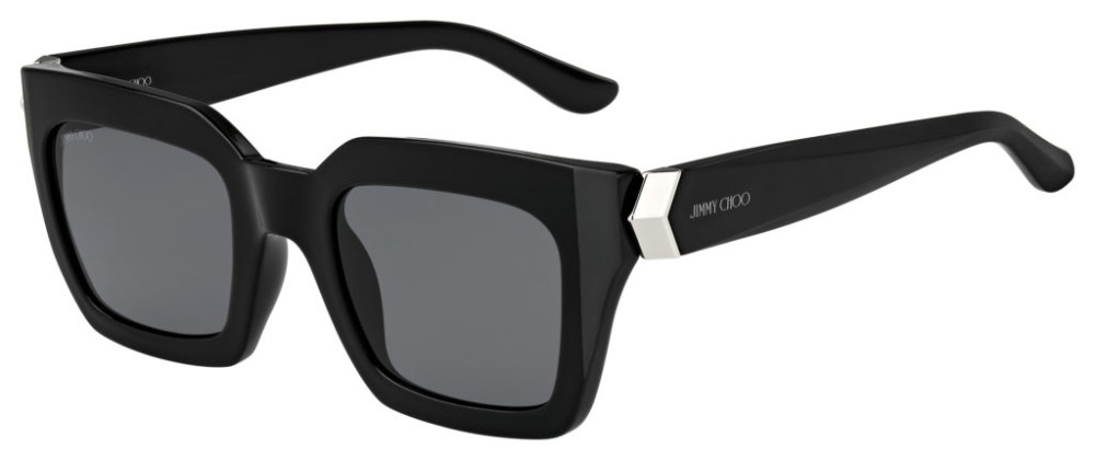 Jimmy Choo MAIKA/S - 807IR - 50 Okulary przeciwsłoneczne Czarny Kanciaste