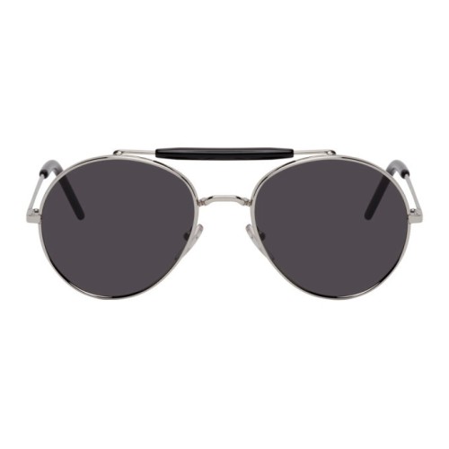Marni ME115S - 028 - 54 Okulary przeciwsłoneczne Srebrny Pilotki (aviator)