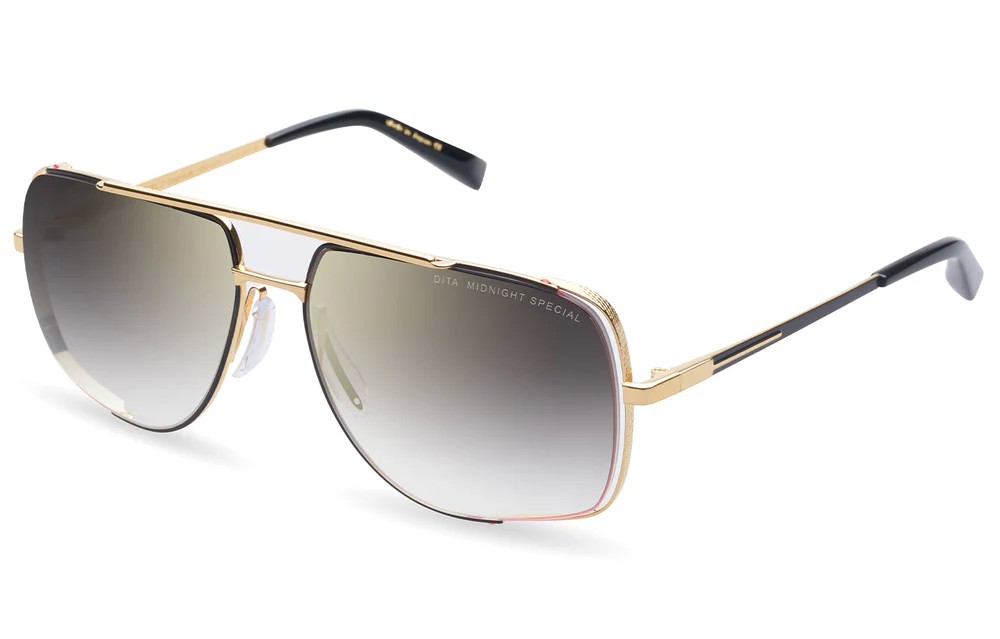 Dita MIDNIGHT SPECIAL TITANIUM DRX-2010 - L - 60 Okulary przeciwsłoneczne Pilotki (aviator)