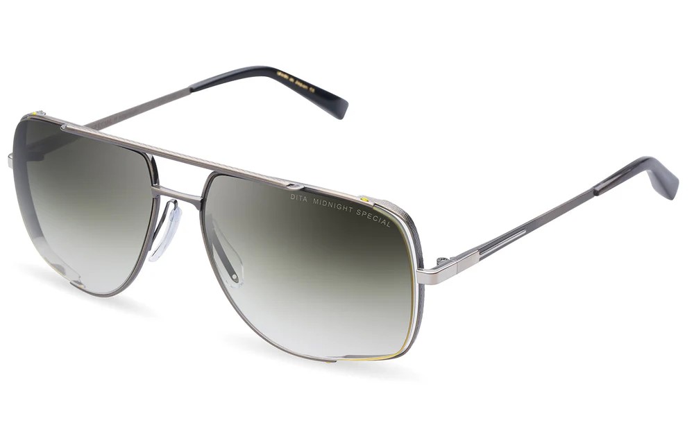 Dita MIDNIGHT SPECIAL TITANUM DRX-2010 - A - 60 Okulary przeciwsłoneczne Srebrny Pilotki (aviator)