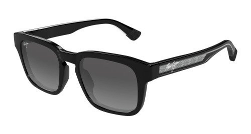 Maui Jim MJ0643S MALUHIA - 001 - 52 - Z SOCZEWKAMI POLARYZACYJNYMI Okulary przeciwsłoneczne Czarny Kanciaste