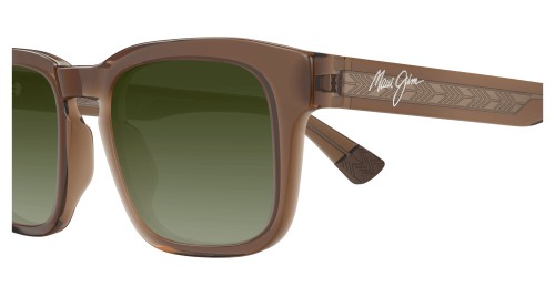 Maui Jim MJ0643S MALUHIA - 003 - 52 - Z SOCZEWKAMI POLARYZACYJNYMI Okulary przeciwsłoneczne Brązowy Kanciaste
