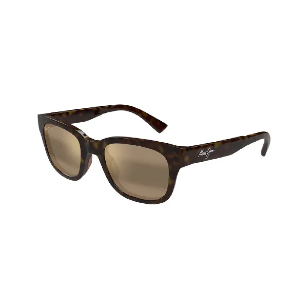 Maui Jim MJ0673S LELEPAU - 005 - 52 - Z SOCZEWKAMI POLARYZACYJNYMI Okulary przeciwsłoneczne Havana Pillow (zaokrąglony)