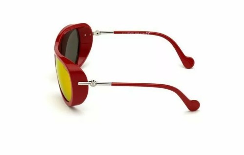 Moncler ML0128 - 66C - 61 Okulary przeciwsłoneczne Czerwony Pilotki (aviator)