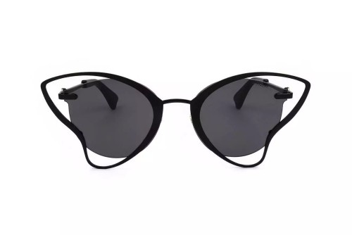 Moncler ML0136-P - 01A - 58 Okulary przeciwsłoneczne Czarny Kocie oczy