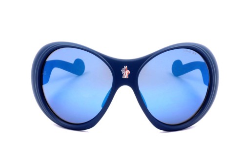 Moncler ML0148 - 91X - 64 Okulary przeciwsłoneczne Niebieski Motyl