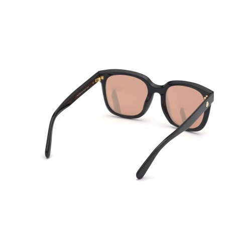 Moncler ML0198 BIOBEAM - 01G - 55 Okulary przeciwsłoneczne Czarny Kanciaste