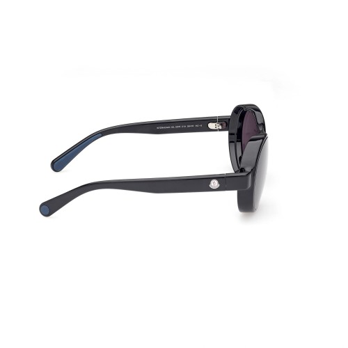 Moncler ML0205 STERADIAN - 01A - 56 Okulary przeciwsłoneczne Czarny Owalny