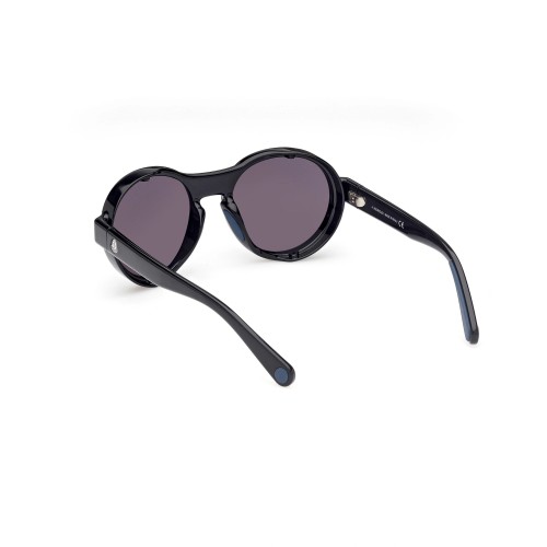 Moncler ML0205 STERADIAN - 01A - 56 Okulary przeciwsłoneczne Czarny Owalny