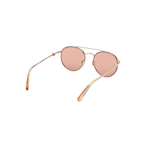 Moncler ML0214 - 33Z - 54 Okulary przeciwsłoneczne Różowe złoto Pilotki (aviator)