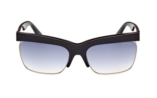 Moncler ML0218-P - 01B - 61 Okulary przeciwsłoneczne Czarny Kanciaste