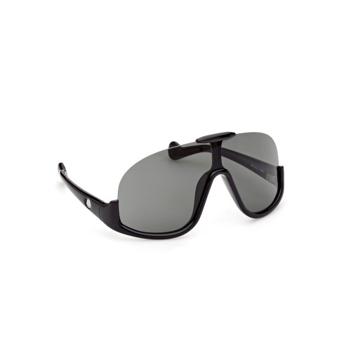 Moncler ML0230 VISSEUR - 01A - 142 Okulary przeciwsłoneczne Czarny Jednoszybowe