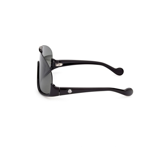 Moncler ML0230 VISSEUR - 01A - 142 Okulary przeciwsłoneczne Czarny Jednoszybowe