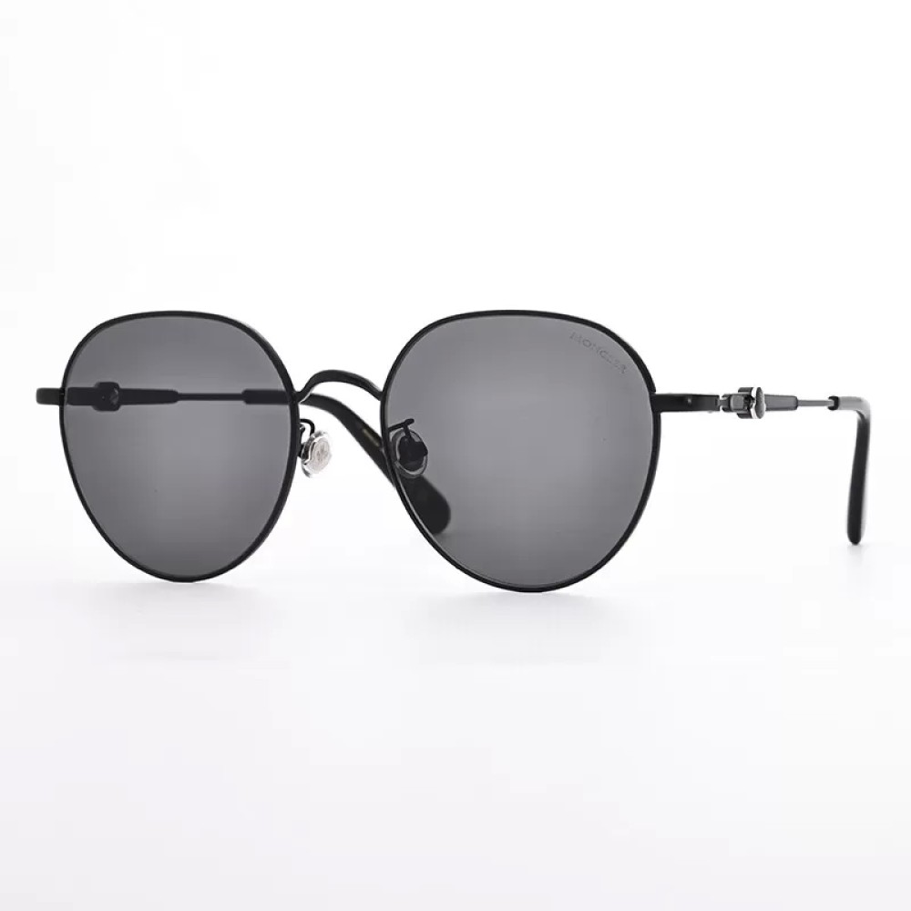 Moncler ML0236-K - 02A - 55 Okulary przeciwsłoneczne Czarny Pillow (zaokrąglony)
