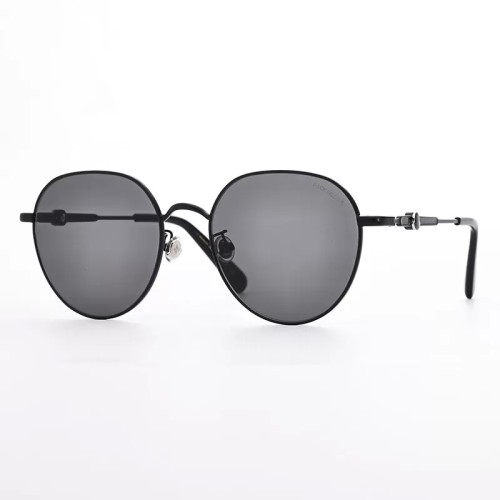 Moncler ML0236-K - 02A - 55 Okulary przeciwsłoneczne Czarny Pillow (zaokrąglony)