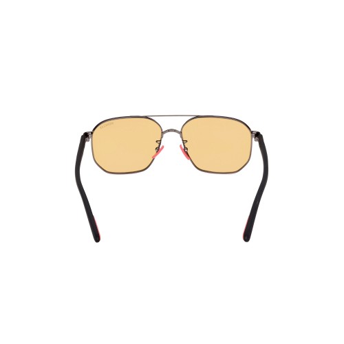 Moncler ML0242-H FLAPERON - 08E - 56 Okulary przeciwsłoneczne Czarny Pilotki (aviator)