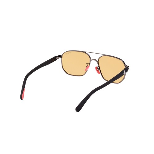 Moncler ML0242-H FLAPERON - 08E - 56 Okulary przeciwsłoneczne Czarny Pilotki (aviator)