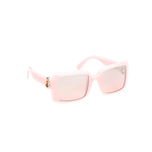 Moncler ML0244 PROMENADE - 72Z - 53 Okulary przeciwsłoneczne Różowy Kanciaste