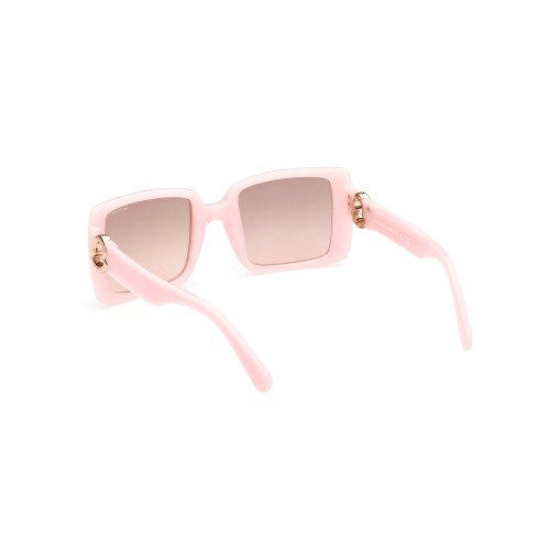 Moncler ML0244 PROMENADE - 72Z - 53 Okulary przeciwsłoneczne Różowy Kanciaste