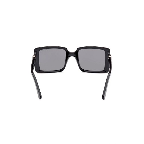 Moncler ML0244 PROMENADE - 01A - 53 Okulary przeciwsłoneczne Czarny Kanciaste