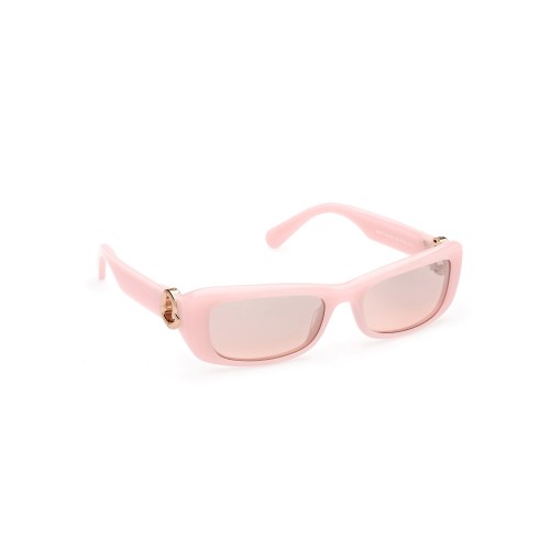 Moncler ML0245 MINUIT - 72Z - 55 Okulary przeciwsłoneczne Różowy Kanciaste
