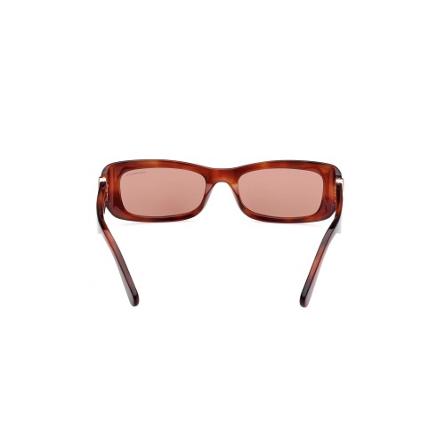 Moncler ML0245 MINUIT - 54E - 55 Okulary przeciwsłoneczne Havanna Kanciaste