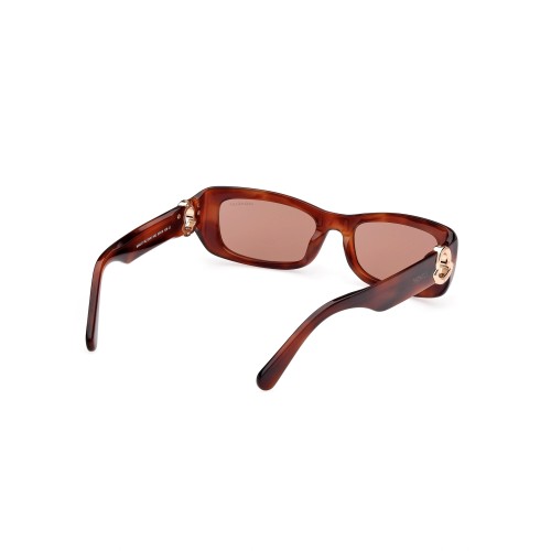Moncler ML0245 MINUIT - 54E - 55 Okulary przeciwsłoneczne Havanna Kanciaste