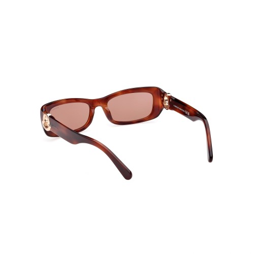 Moncler ML0245 MINUIT - 54E - 55 Okulary przeciwsłoneczne Havanna Kanciaste