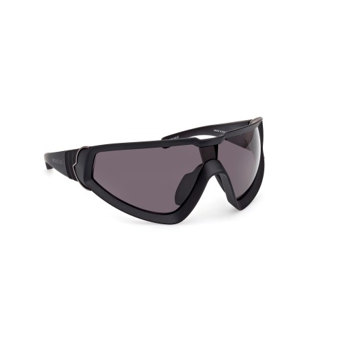 Moncler ML0249 WRAPID - 02A Okulary przeciwsłoneczne Czarny Jednoszybowe