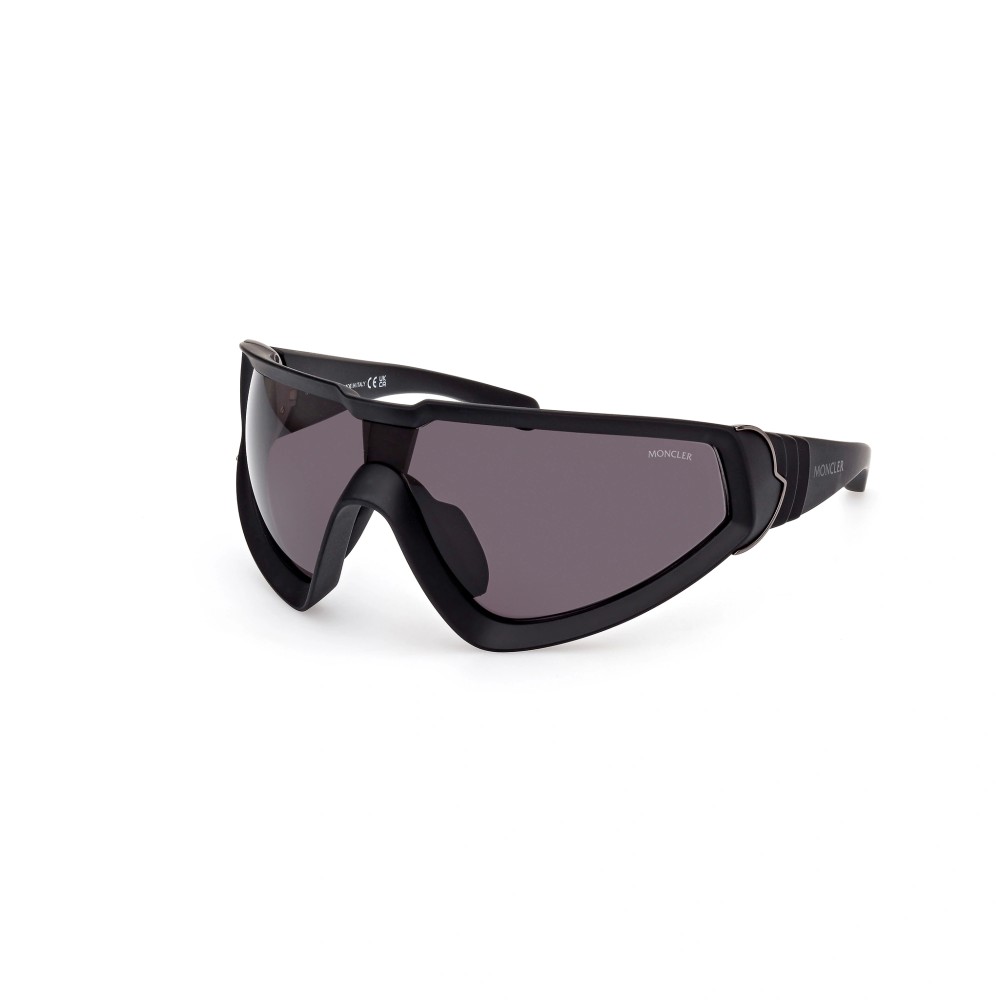 Moncler ML0249 WRAPID - 02A Okulary przeciwsłoneczne Czarny Jednoszybowe