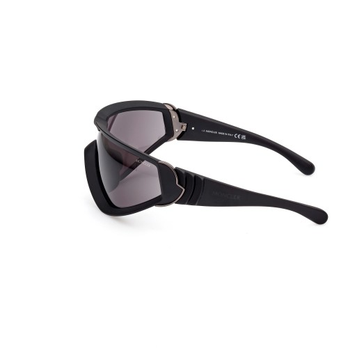 Moncler ML0249 WRAPID - 02A Okulary przeciwsłoneczne Czarny Jednoszybowe