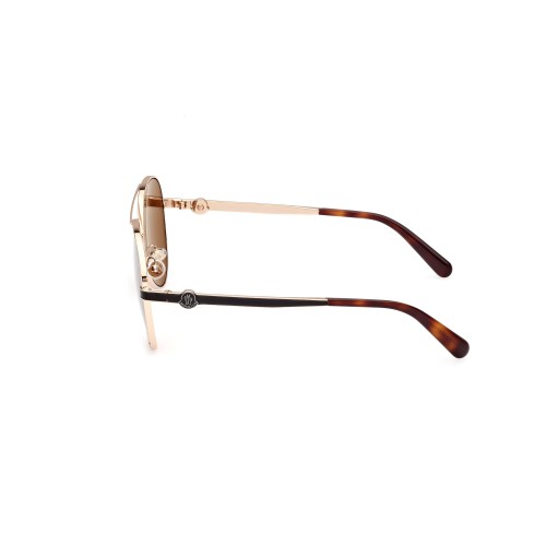Moncler ML0263 VIZTA - 28H - 59 - Z SOCZEWKAMI POLARYZACYJNYMI Okulary przeciwsłoneczne Pilotki (aviator)