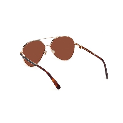 Moncler ML0263 VIZTA - 28H - 59 - Z SOCZEWKAMI POLARYZACYJNYMI Okulary przeciwsłoneczne Pilotki (aviator)