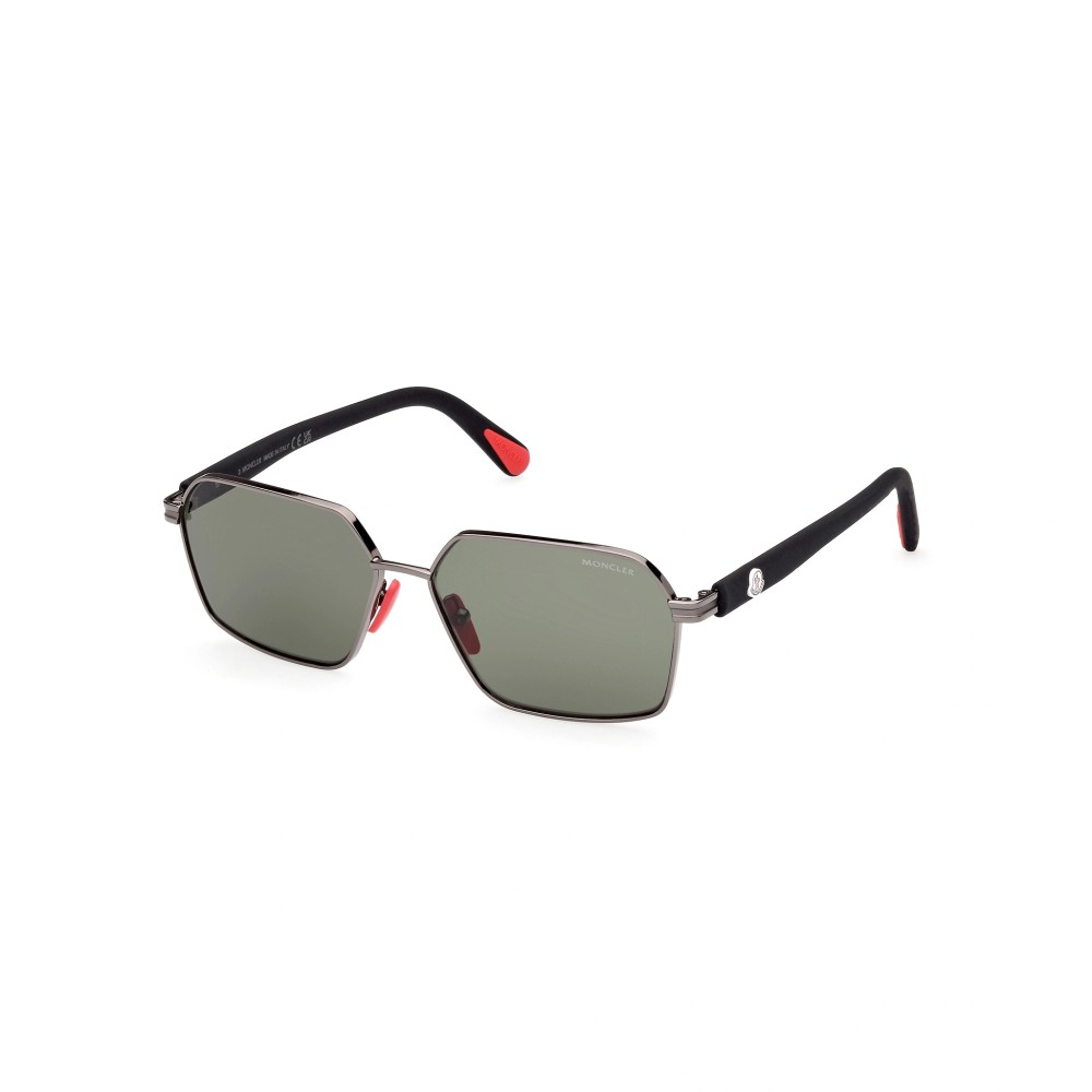 Moncler ML0268 MONTAGE - 12R - 59 - Z SOCZEWKAMI POLARYZACYJNYMI Okulary przeciwsłoneczne Kanciaste