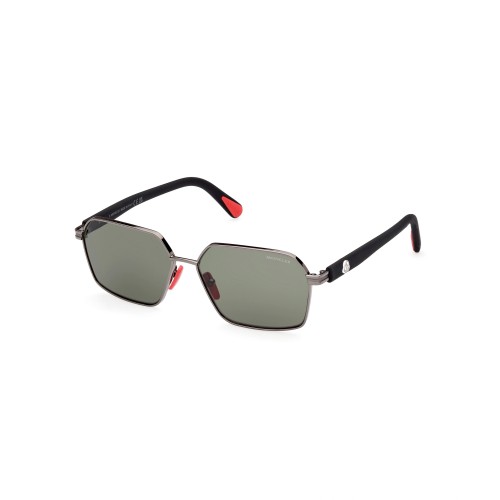 Moncler ML0268 MONTAGE - 12R - 59 - Z SOCZEWKAMI POLARYZACYJNYMI Okulary przeciwsłoneczne Kanciaste