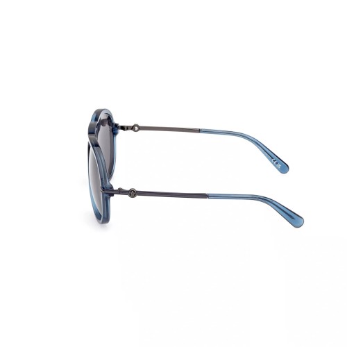 Moncler ML0288 PEAKE - 90D - 60 - Z SOCZEWKAMI POLARYZACYJNYMI Okulary przeciwsłoneczne Niebieski Pilotki (aviator)