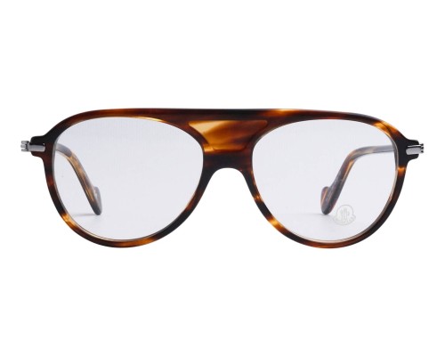 Moncler ML5033 - 050 - 55 Oprawki korekcyjne Havanna Pilotki (aviator)