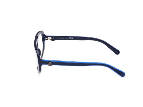 Moncler ML5196 - 090 - 57 Oprawki korekcyjne Niebieski Pilotki (aviator)