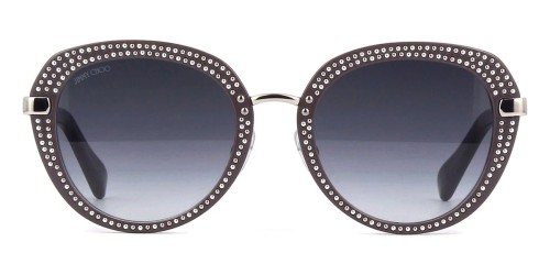 Jimmy Choo MORI/S - 9RQ9O - 52 Okulary przeciwsłoneczne Szary Okrągły