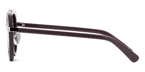 Jimmy Choo MORI/S - 9RQ9O - 52 Okulary przeciwsłoneczne Szary Okrągły
