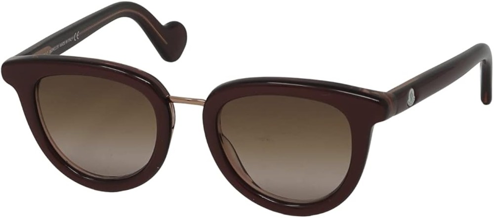Moncler ML0044 - 71F - 48 Okulary przeciwsłoneczne Brązowy Pillow (zaokrąglony)