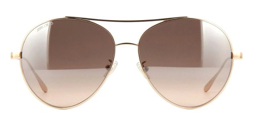 Jimmy Choo NORIA/F/S - BKUG4 - 61 Okulary przeciwsłoneczne Złoty Pilotki (aviator)