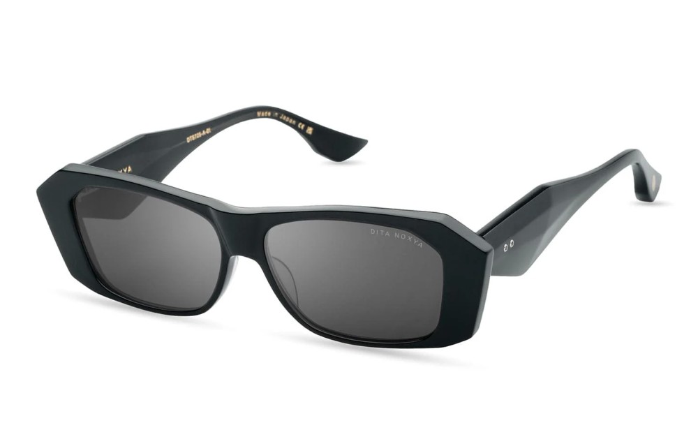 Dita NOXYA DTS725-A - 01 - 57 Okulary przeciwsłoneczne Czarny Kanciaste
