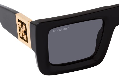 Off-White OERI060 LEONARDO - 1007 - 51 Okulary przeciwsłoneczne Czarny Kanciaste