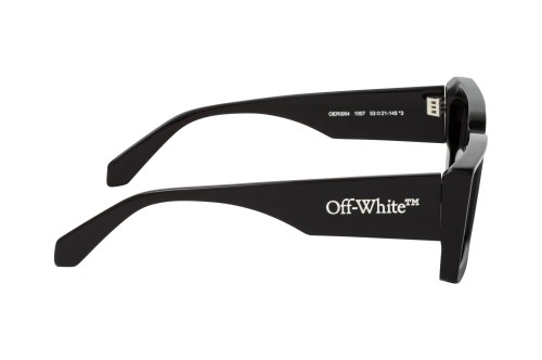 Off-White OERI064 SAVANNAH - 1007 - 53 Okulary przeciwsłoneczne Czarny Kanciaste